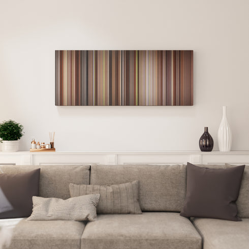 Living room interior with Rudy Frome on the wall