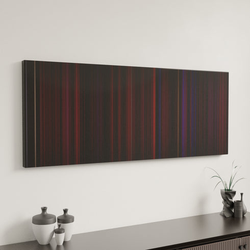 The Last Waltz canvas art in modern interior - movie color palette