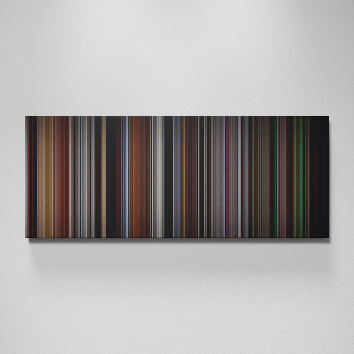 Vertigo movie canvas wall art - color palette print