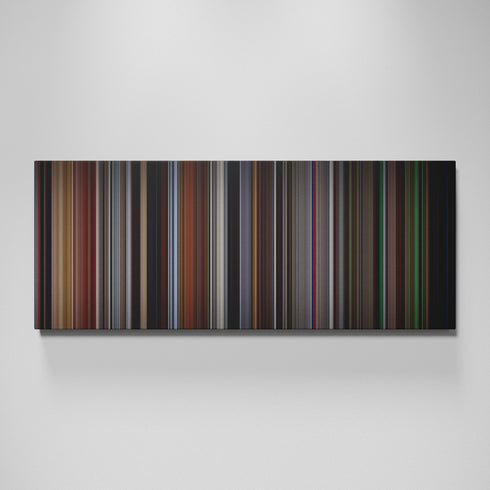 Vertigo movie canvas wall art - color palette print