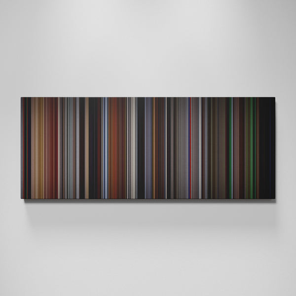 Vertigo movie canvas wall art - color palette print