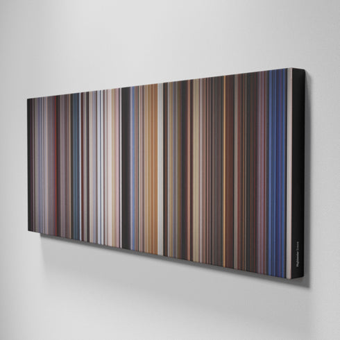 Side view of Buff's of Highlander Frome on the wall