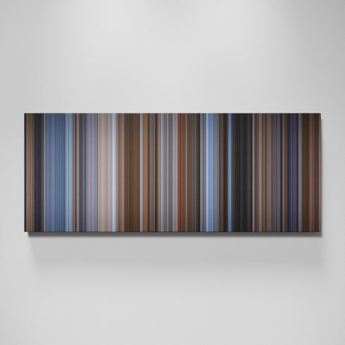 The Saint movie canvas wall art - color palette print