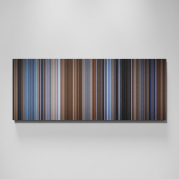 The Saint movie canvas wall art - color palette print