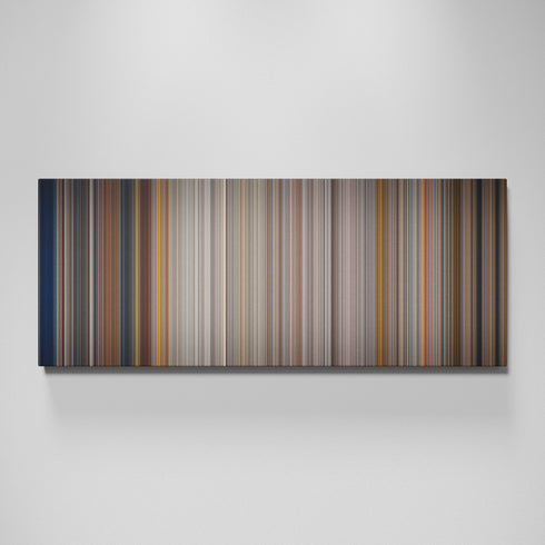 Speed movie canvas wall art - color palette print