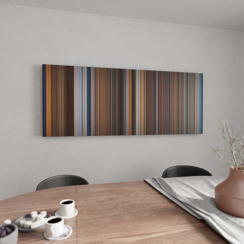 Splash canvas wall art in kitchen - movie decor