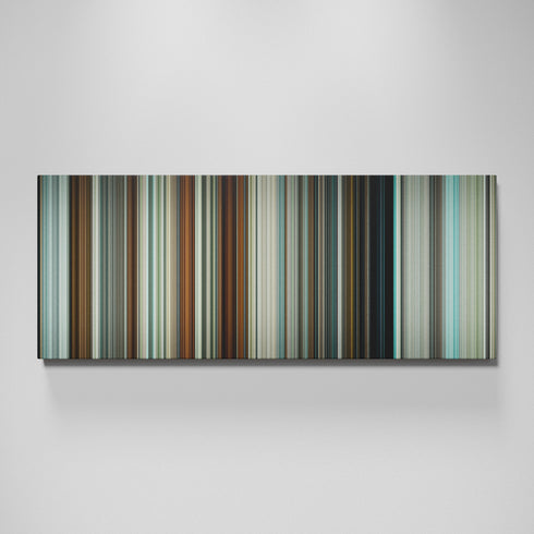 Hot Fuzz movie canvas wall art - color palette print
