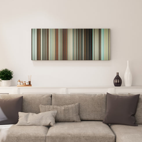 Hot Fuzz canvas print in living room - film wall decor