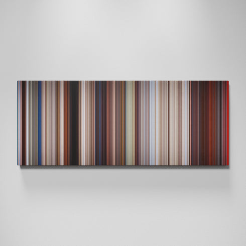 Indiana Jones and the Last Crusade movie canvas wall art - color palette print