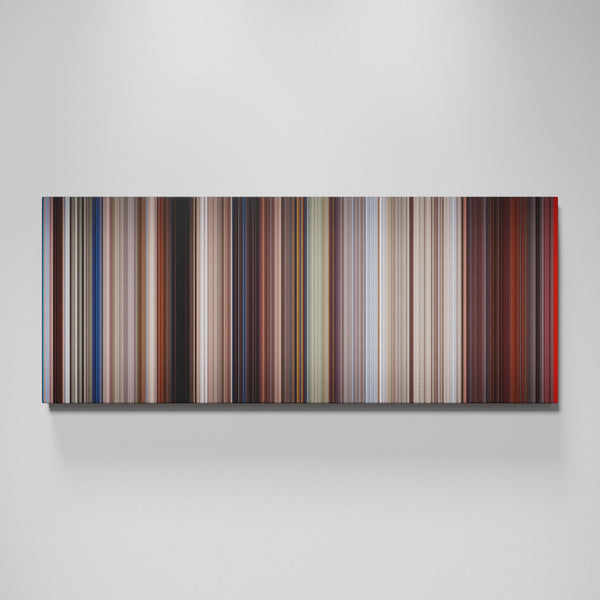 Indiana Jones and the Last Crusade movie canvas wall art - color palette print