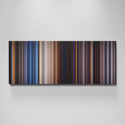 Stargate movie canvas wall art - color palette print