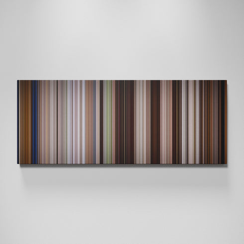 Kate & Leopold movie canvas wall art - color palette print