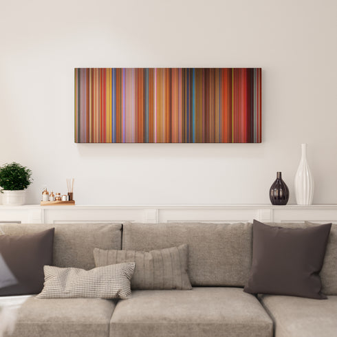 The Flight of Dragons canvas print in living room - film wall decor