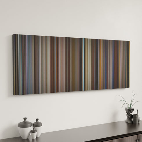 City of Angels canvas art in modern interior - movie color palette