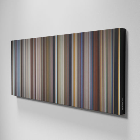 Side view of Buff's of City of Angels Frome on the wall