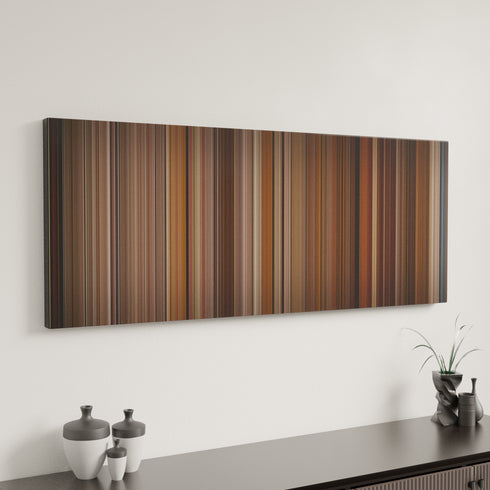 Amadeus canvas art in modern interior - movie color palette