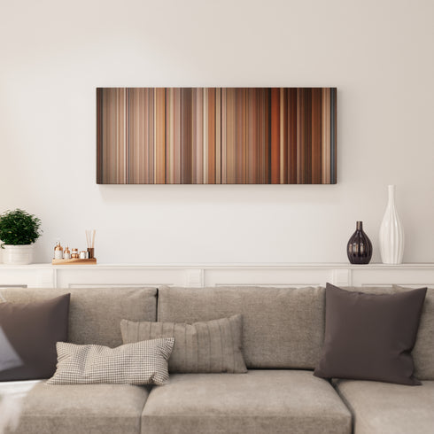 Amadeus canvas print in living room - film wall decor