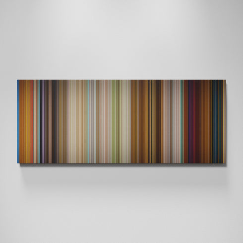 Enchanted movie canvas wall art - color palette print