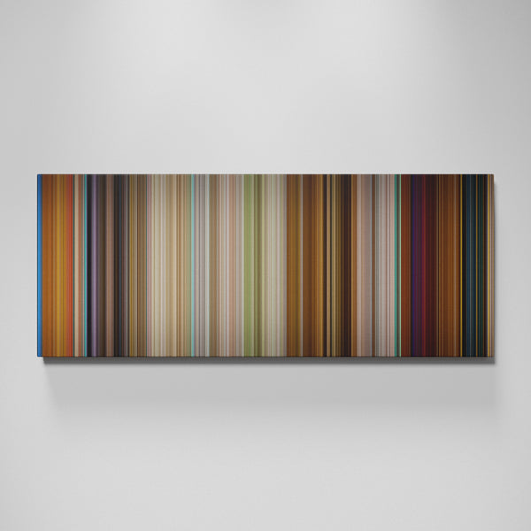 Enchanted movie canvas wall art - color palette print