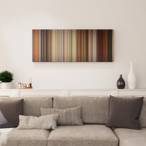 Enchanted canvas print in living room - film wall decor