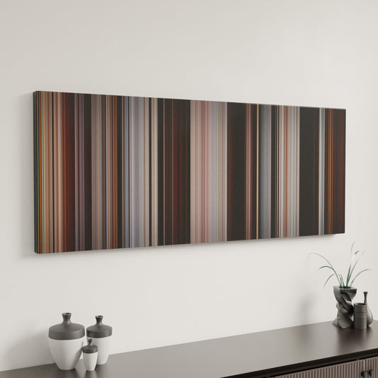 Minimal interior design with Troy Frome on the wall