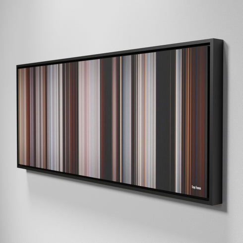 Side view of Framed Buff's of Troy Frome on the wall