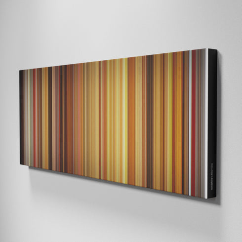 Side view of Buff's of Somewhere in Time Frome on the wall