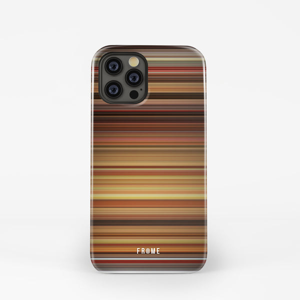 Front view of somewhere in time Frome Snap phone case