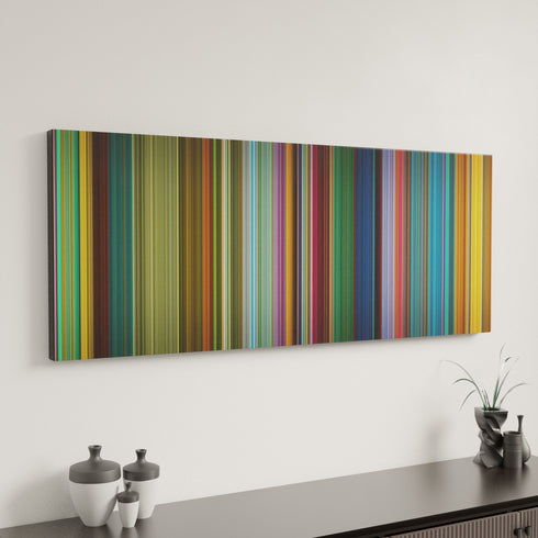 Kung Fu Panda 3 canvas art in modern interior - movie color palette
