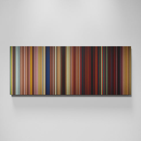 Kung Fu Panda 2 movie canvas wall art - color palette print