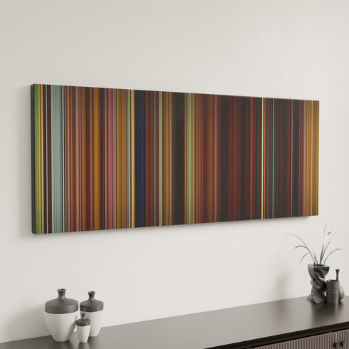 Kung Fu Panda 2 canvas art in modern interior - movie color palette