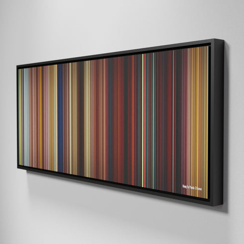 Side view of Framed Buff's of Kung Fu Panda 2 Frome on the wall