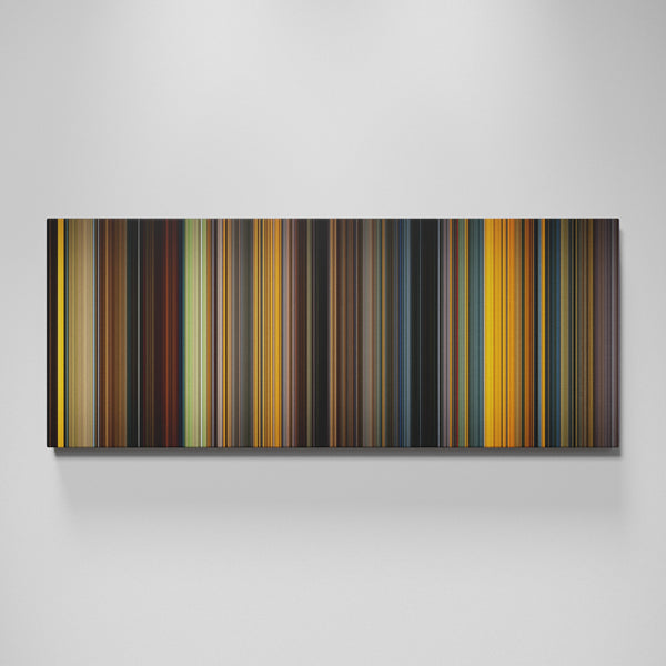 Dune movie canvas wall art - color palette print
