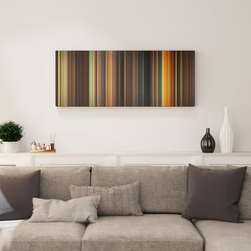 Living room interior with Dune Frome on the wall