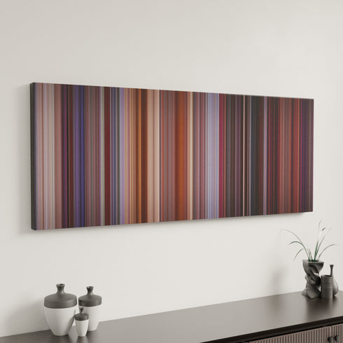 Team America: World Police canvas art in modern interior - movie color palette