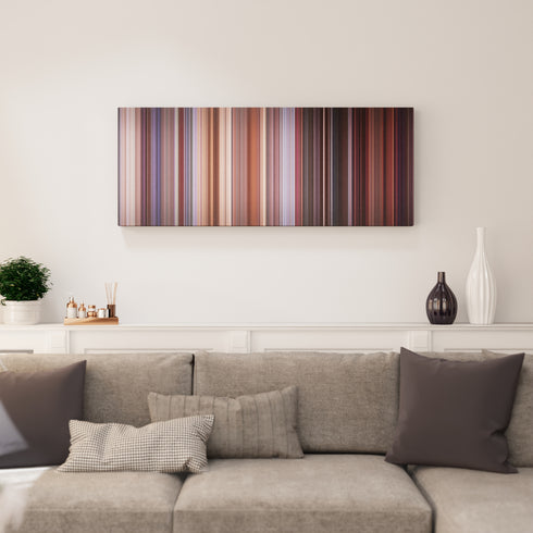 Living room interior with Team America: World Police Frome on the wall