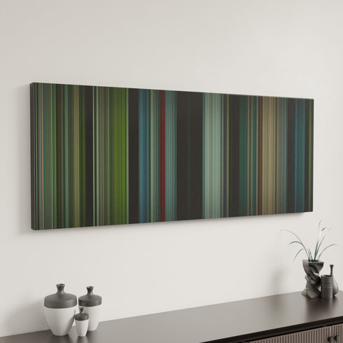 Okja canvas art in modern interior - movie color palette