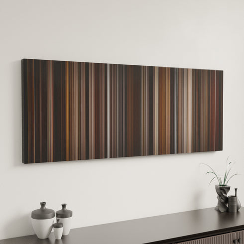 Once Upon a Time in America canvas art in modern interior - movie color palette