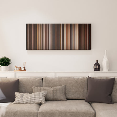 Living room interior with Once Upon a Time in America Frome on the wall