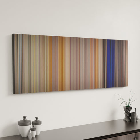 Clerks II canvas art in modern interior - movie color palette