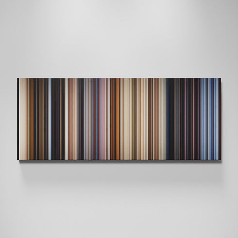 Close Encounters of the Third Kind movie canvas wall art - color palette print