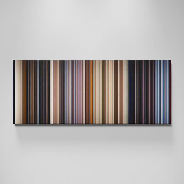 Close Encounters of the Third Kind movie canvas wall art - color palette print
