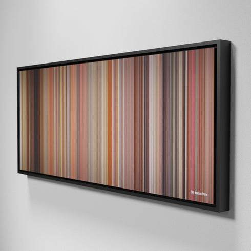 Side view of Framed Buff's of Billy Madison Frome on the wall