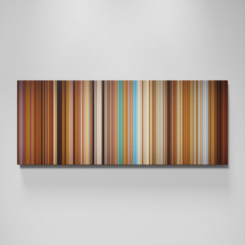 The Life Aquatic with Steve Zissou movie canvas wall art - color palette print