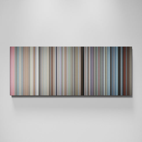 Patton movie canvas wall art - color palette print