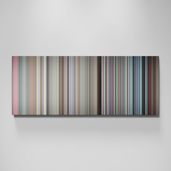 Patton movie canvas wall art - color palette print