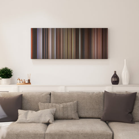 Living room interior with Robin Hood: Prince of Thieves Frome on the wall