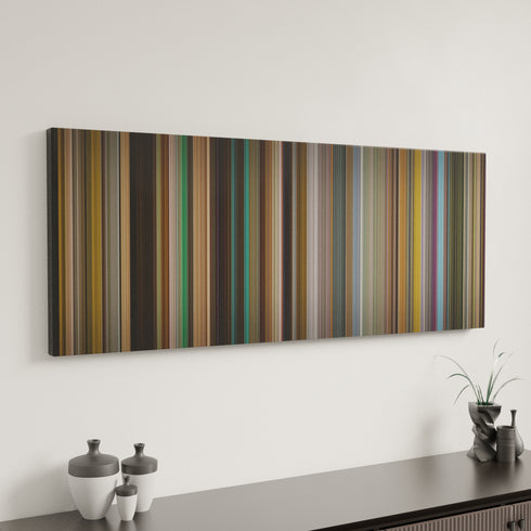 Wish I Was Here canvas art in modern interior - movie color palette