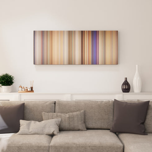 White Chicks canvas print in living room - film wall decor