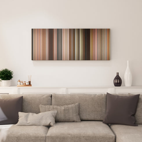 Living room interior with Talladega Nights: The Ballad of Ricky Bobby Frome on the wall